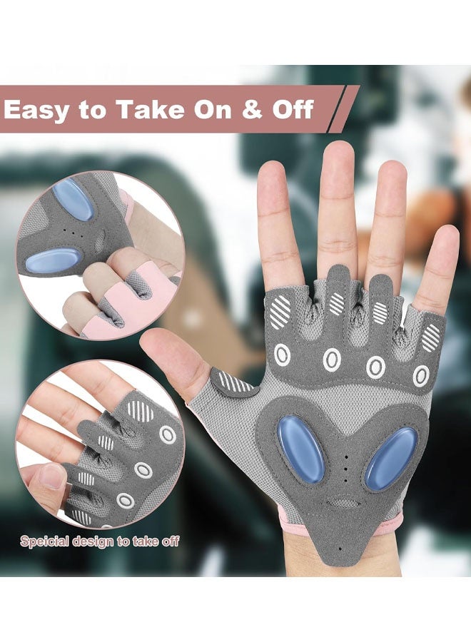 Breathable Training Gloves With Microfiber Fabric, No-Slip Silicone Padded Palm Protection And Extra Grip, Fitness Gloves For Men & Women, Weight Lifting, Cross Fit, Cycling - Image 3